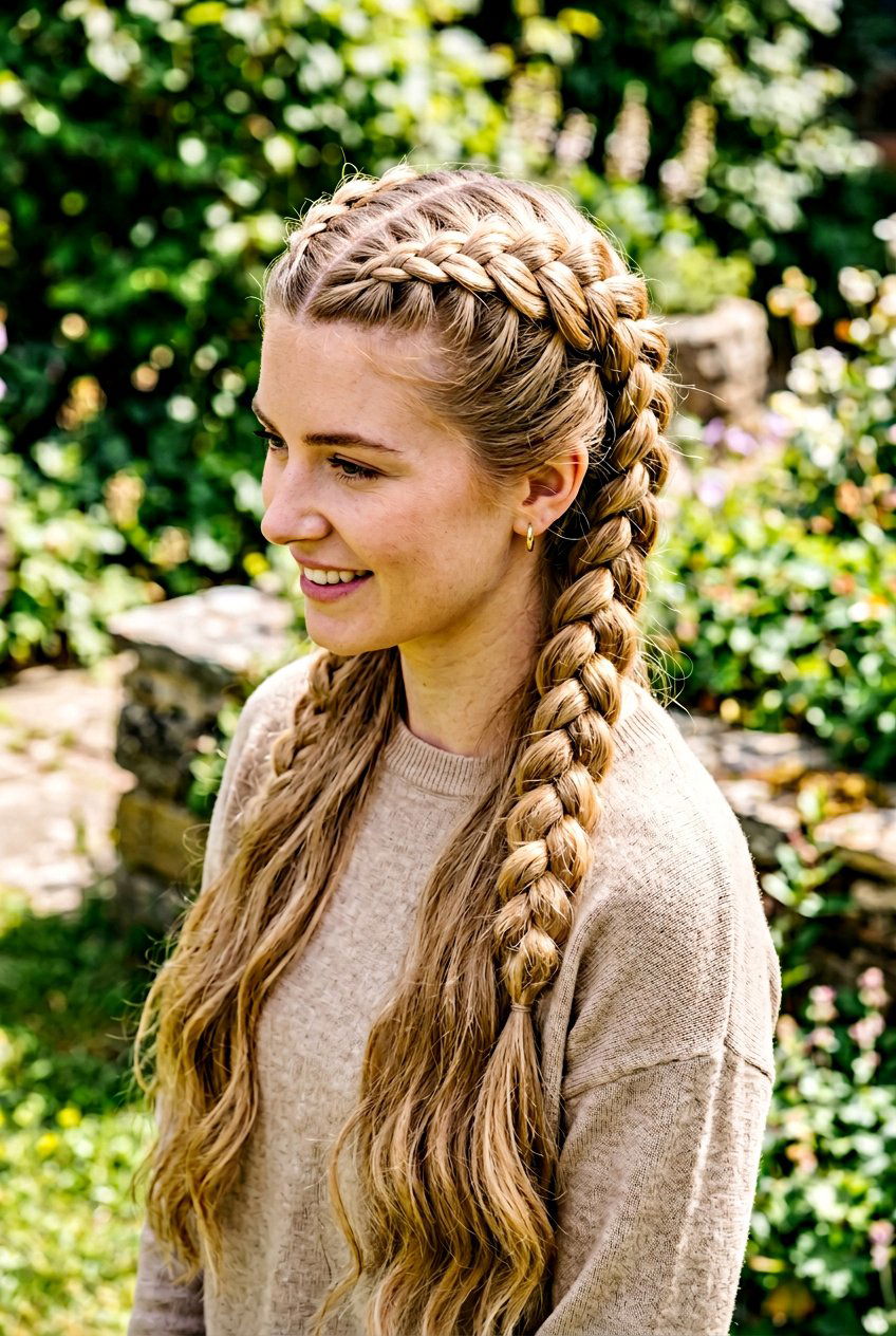 Dutch Braids For Long Hair - 20 easy hairstyles for long hair - 20 easy hairstyles for long hair