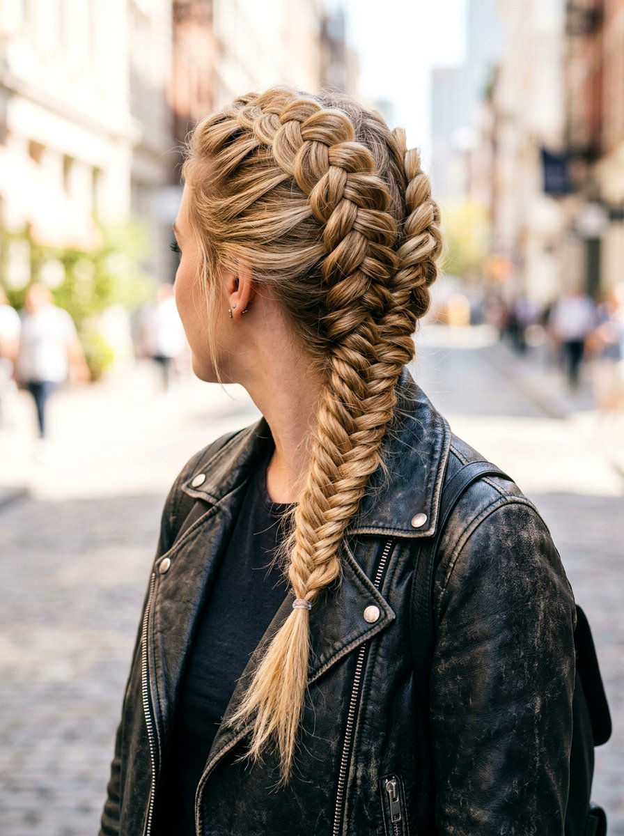 Dutch Fishtail Braid - 20 fishtail braid hairstyle for long hair - 20 fishtail braid hairstyle for long hair