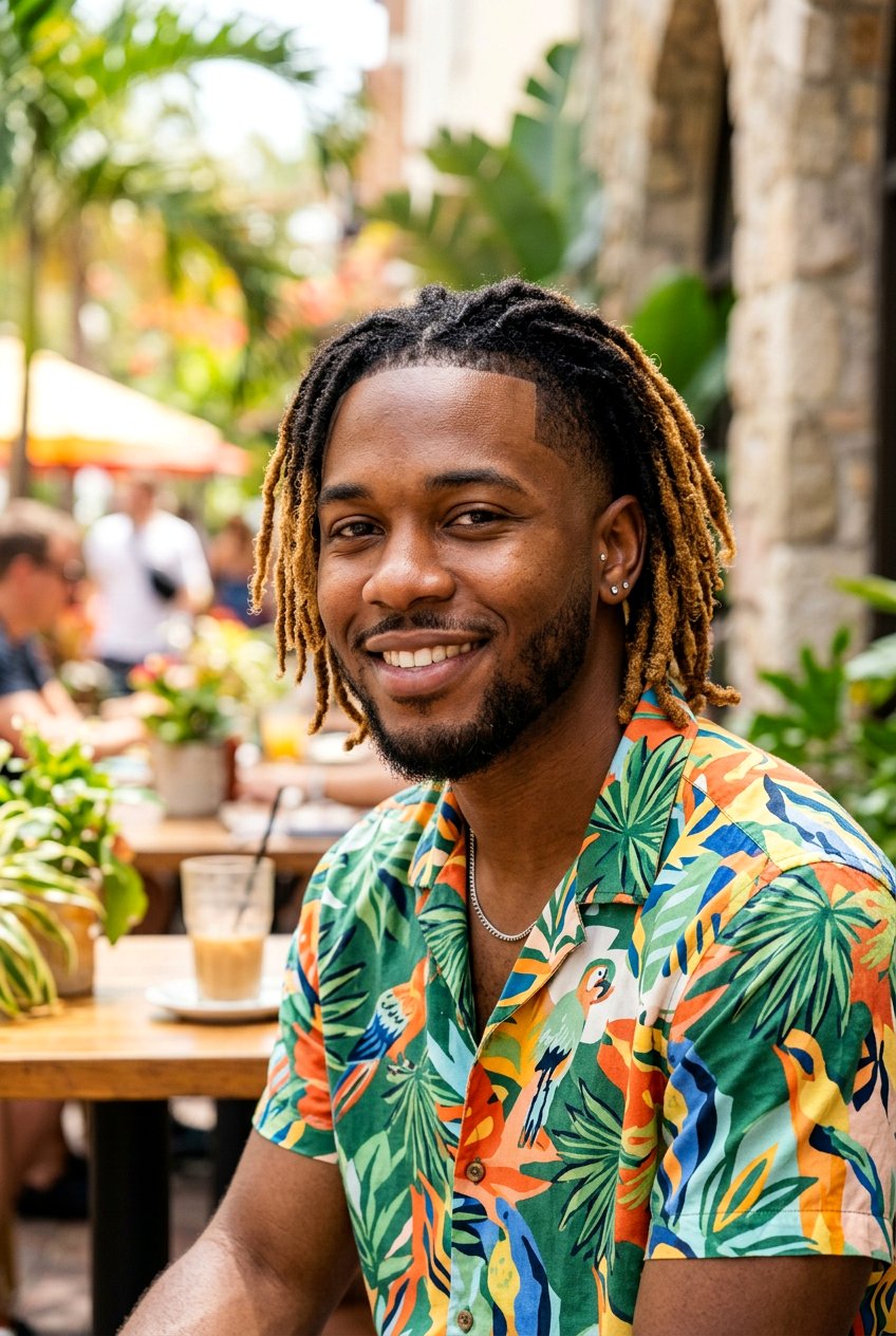 Dyed dreads low taper fade - 20 taper fade with dreads men - 20 taper fade with dreads men