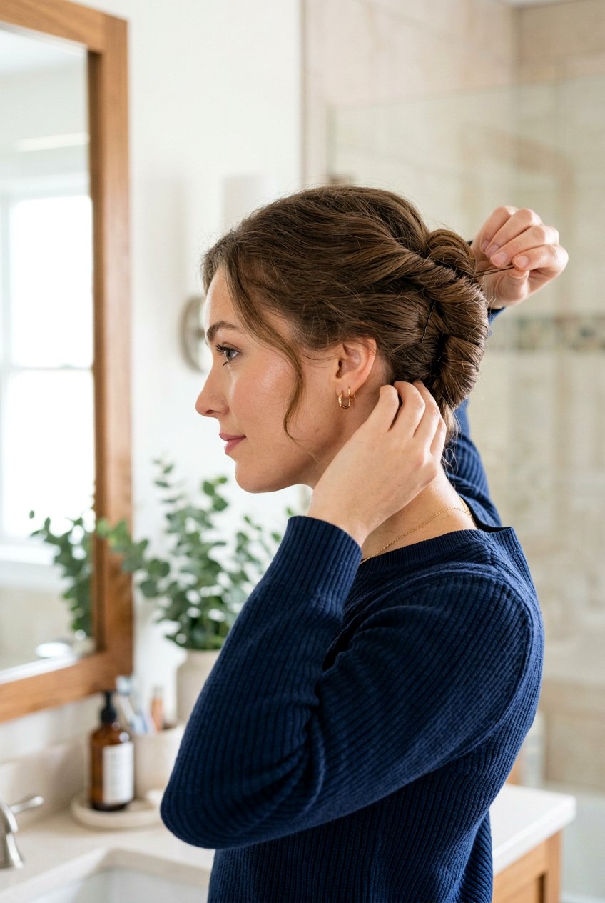 Easy French Twist Updo Tutorial - 20 french twist updo hairstyle - 20 french twist updo hairstyle