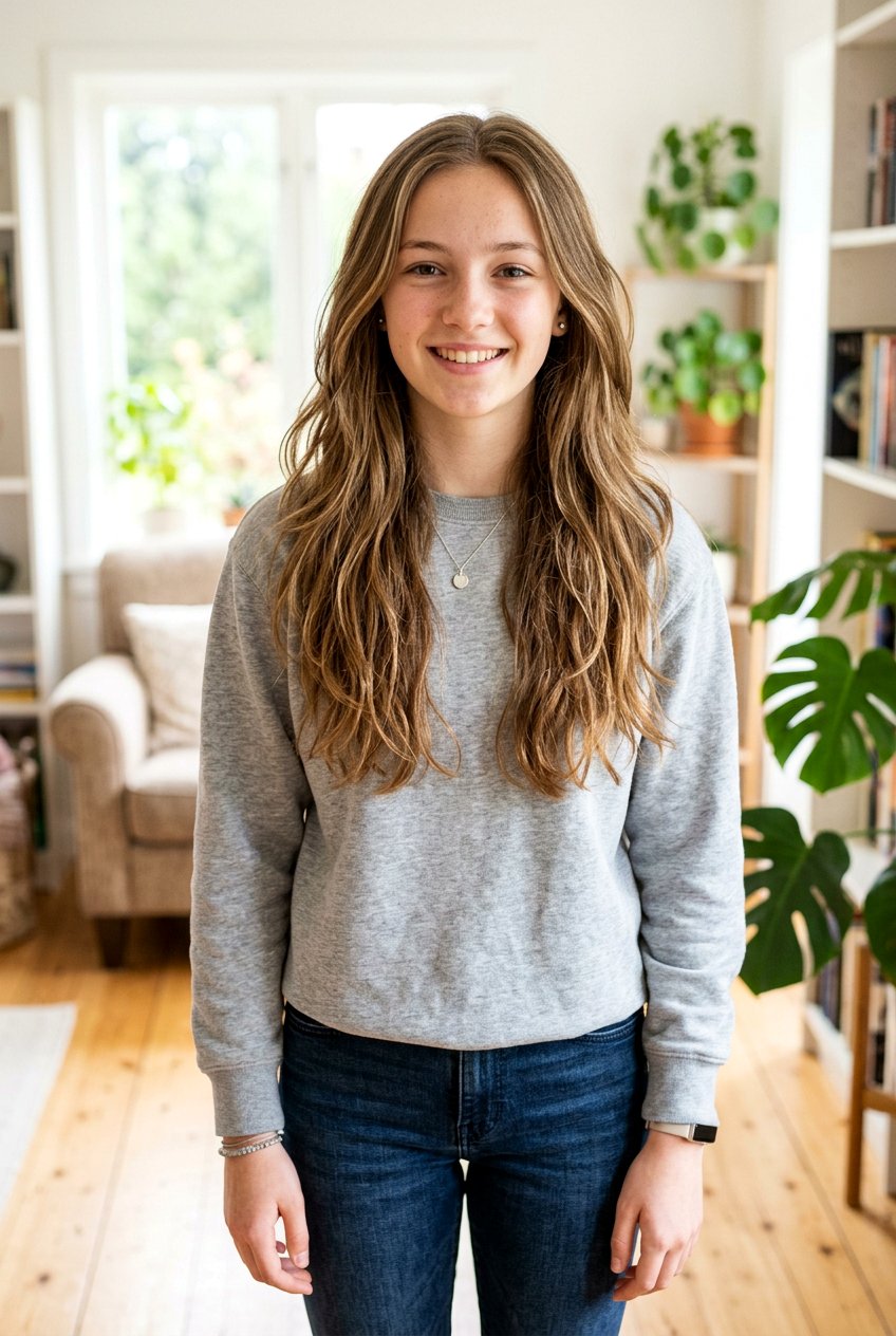 Easy Long Layers Haircut For Teen Girl - 20 long layers for teenage girls - 20 long layers for teenage girls