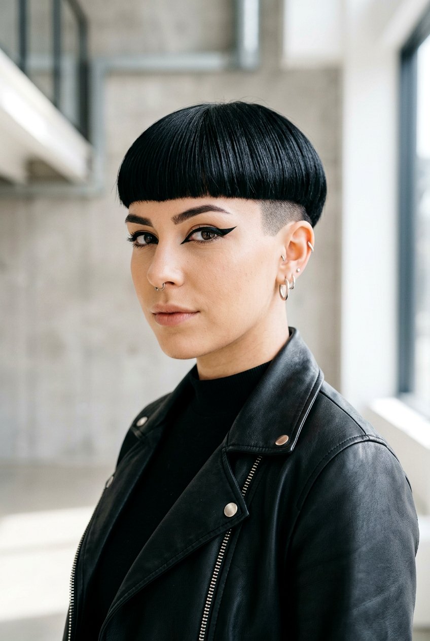 Edgy Bowl Haircut For Women - 20 bowl cut haircut for women - 20 bowl cut haircut for women