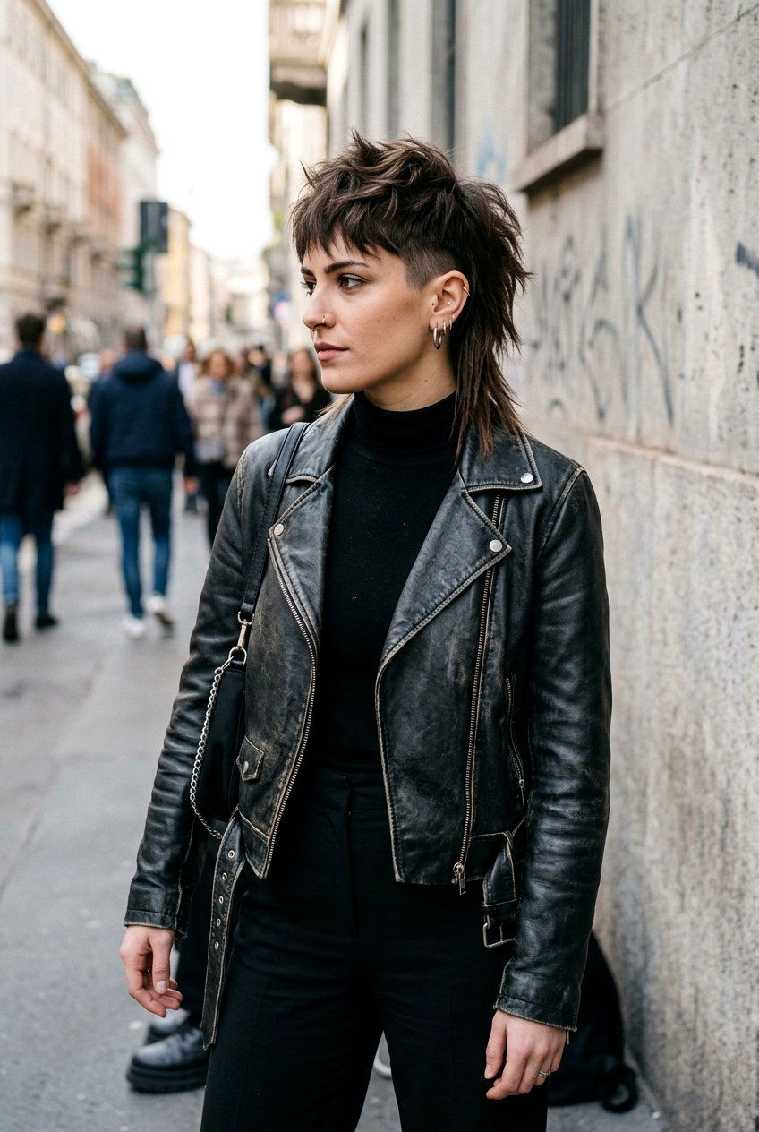 Edgy Choppy Mullet Haircut For Women - 20 choppy mullet haircut women - 20 choppy mullet haircut women