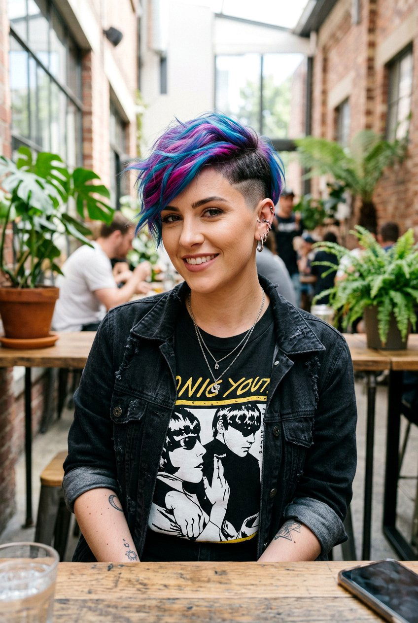 Edgy Choppy Pixie With Undercut - 20 choppy pixie for thin hair women - 20 choppy pixie for thin hair women