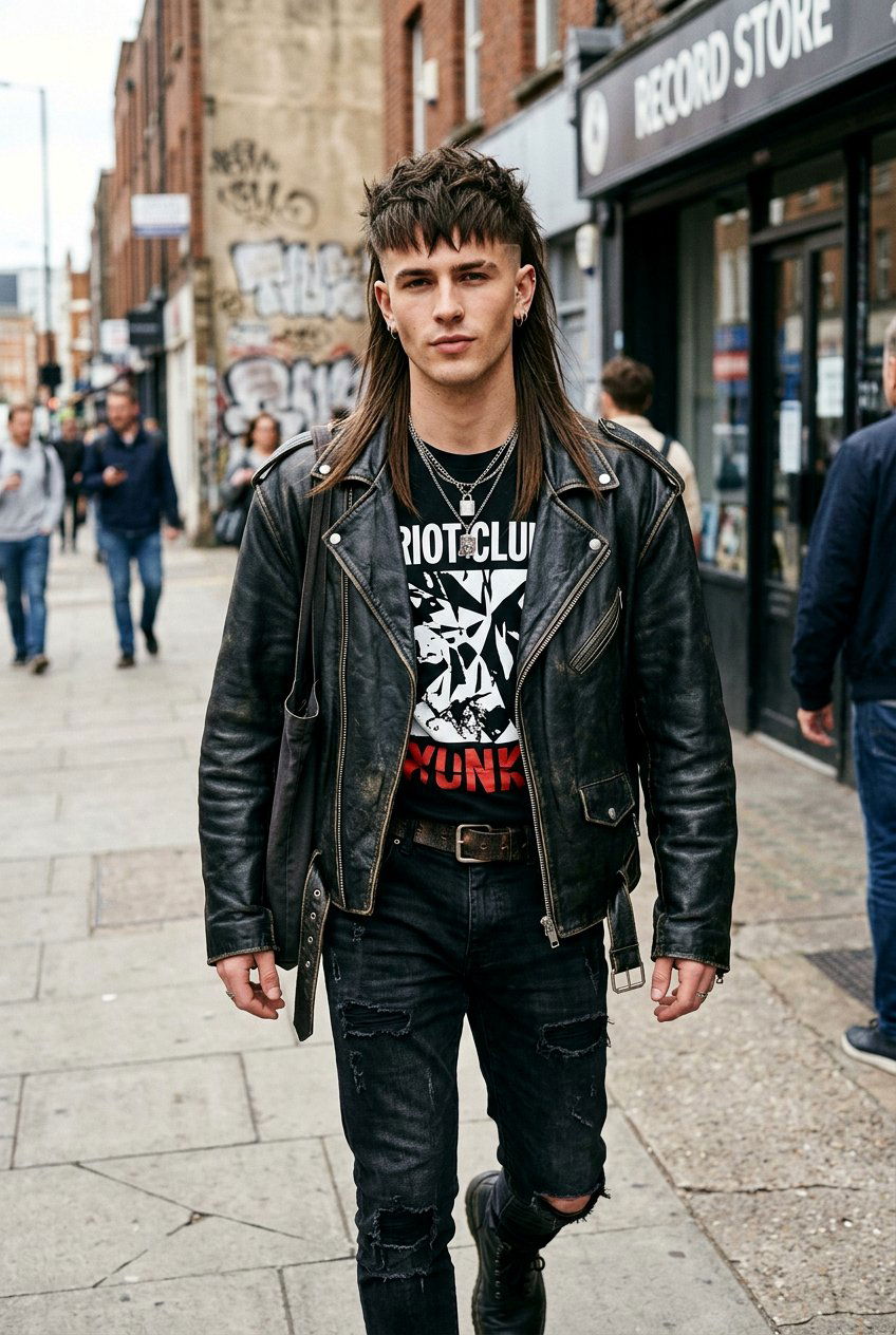 Edgy Modern Mullet - 20 modern mullet for straight hair - 20 modern mullet for straight hair