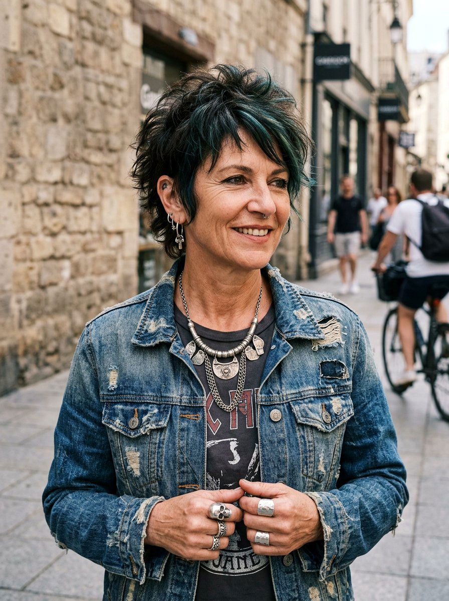 Edgy Pixie - 20 pixie cut for mature fine hair - 20 pixie cut for mature fine hair