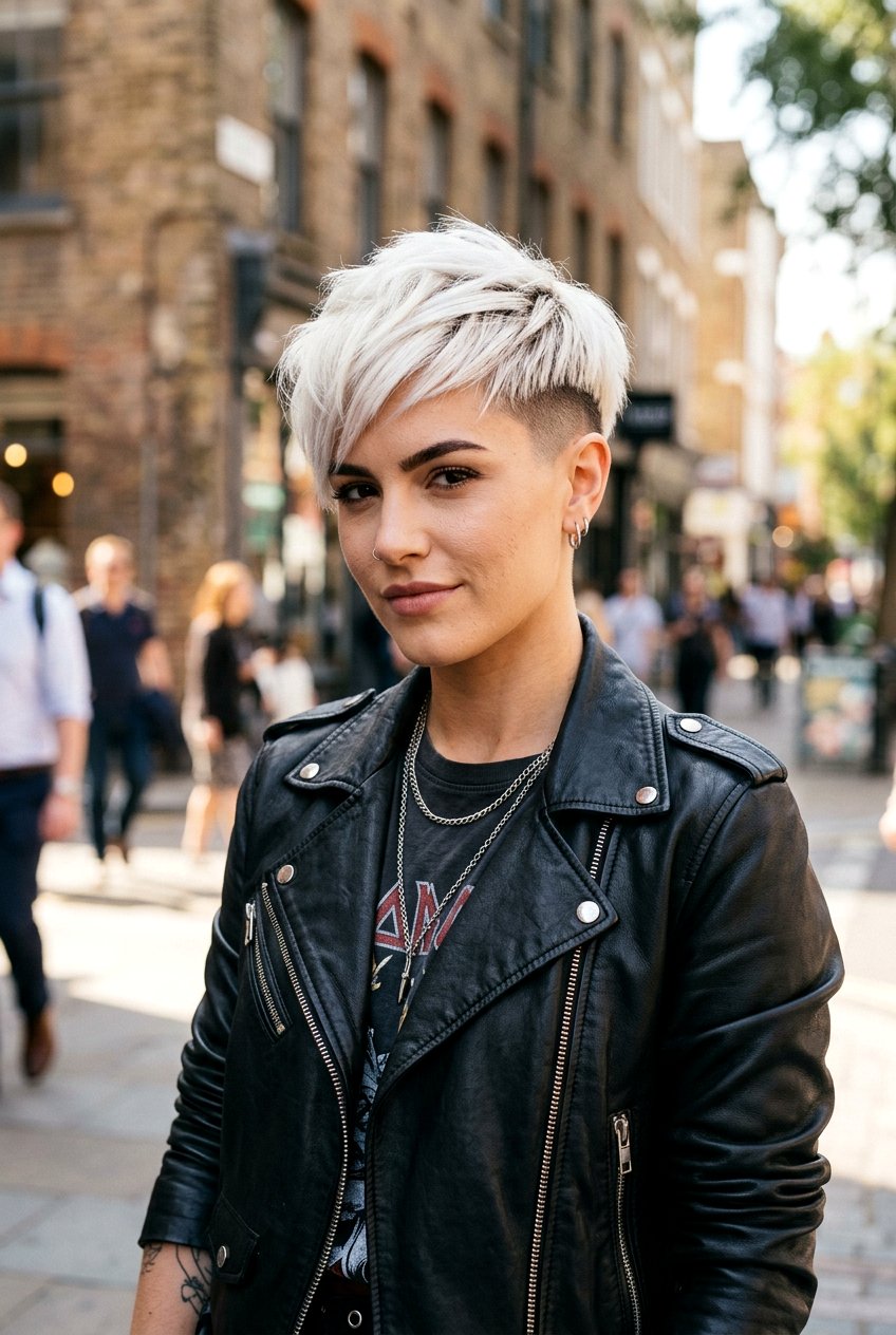 Edgy Platinum Pixie Haircut - 20 platinum pixie haircut - 20 platinum pixie haircut
