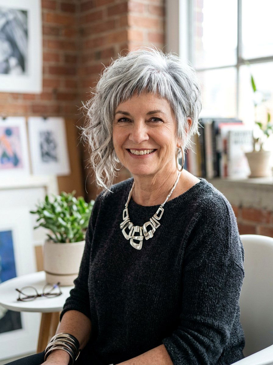 Edgy Shag Haircut - 20 shag haircut for thick hair over 60 - 20 shag haircut for thick hair over 60