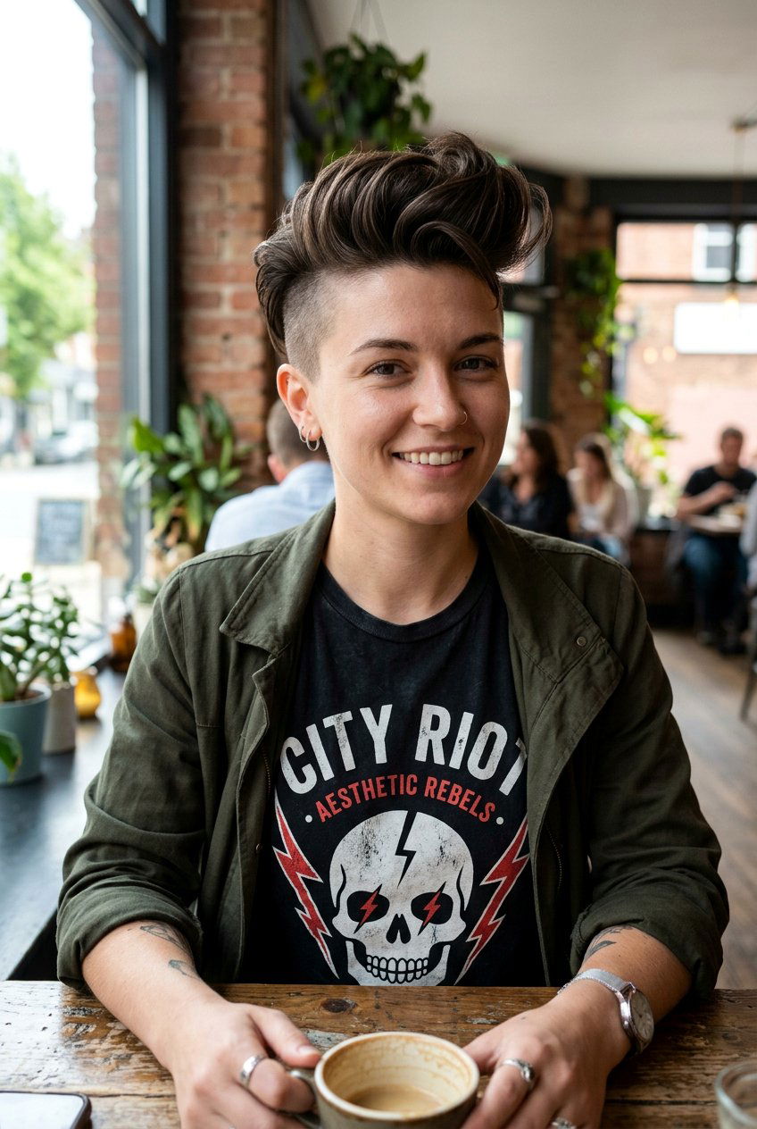 Edgy Shaved Pixie Haircut - 20 mom pixie haircut for fine hair - 20 mom pixie haircut for fine hair