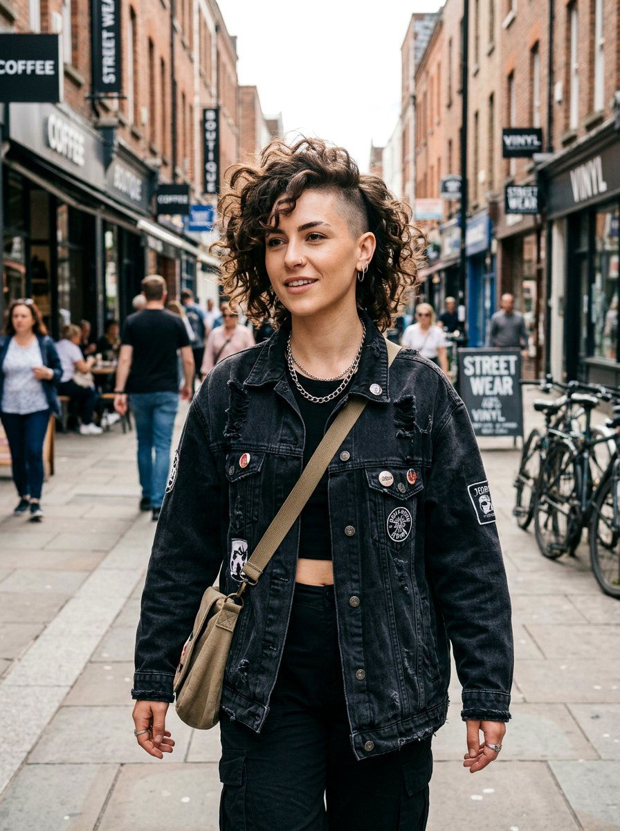 Edgy Undercut For Loose Curls - 20 haircut for loose curl pattern women - 20 haircut for loose curl pattern women