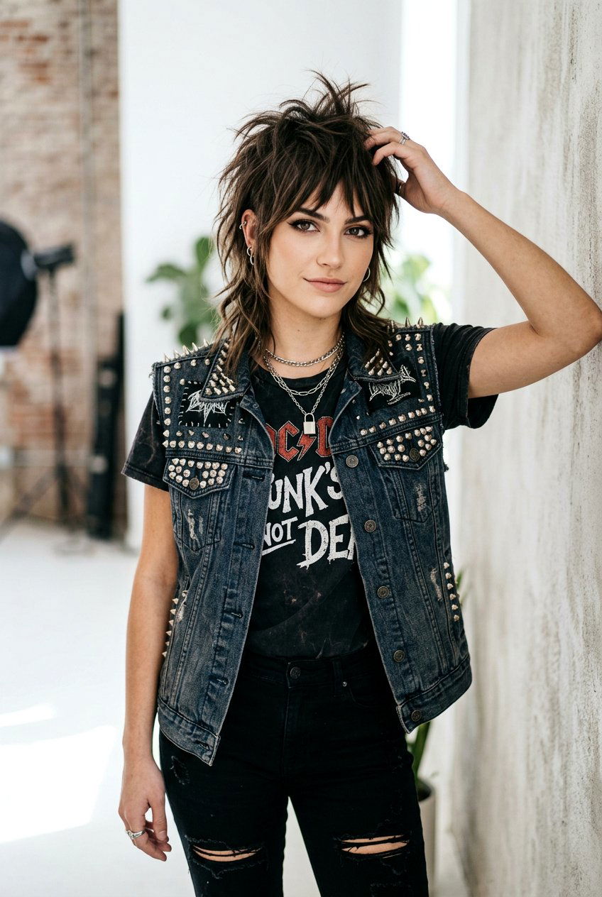 Edgy Wolf Cut - 20 best wolf cut ideas for women - 20 best wolf cut ideas for women