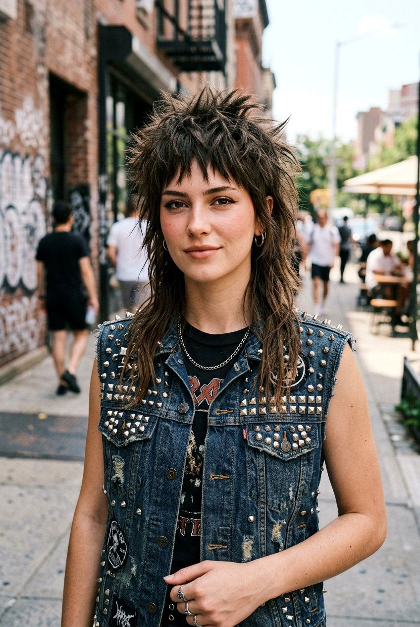 Edgy Wolf Cut Straight Hair - 20 textured wolf cut for straight hair women - 20 textured wolf cut for straight hair women