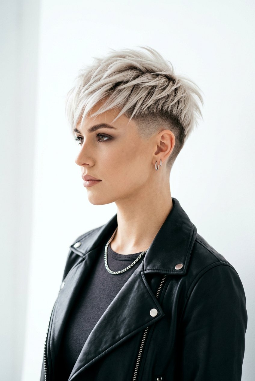 Edgy tapered pixie cut - 20 tapered pixie cut - 20 tapered pixie cut