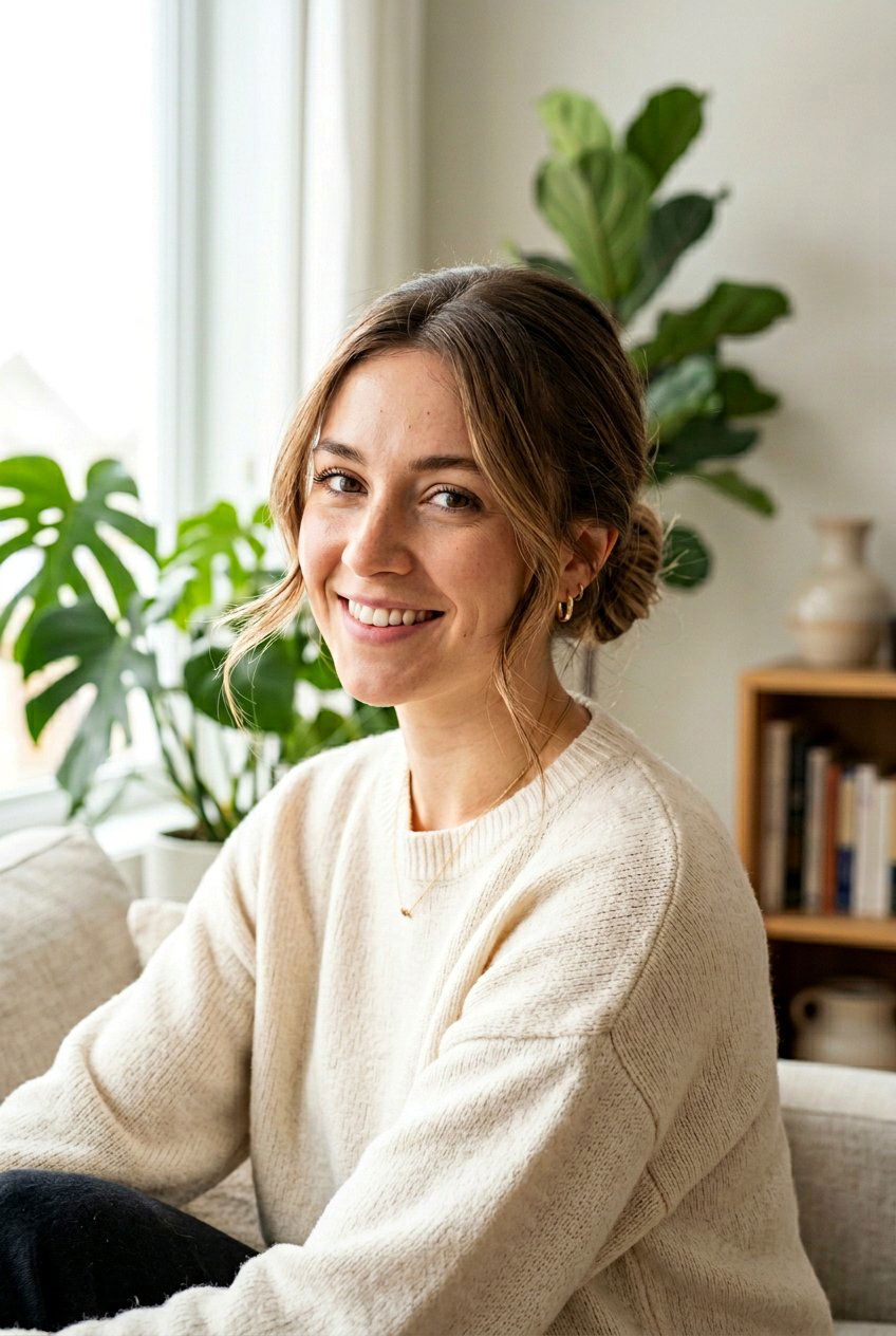 Effortless Messy Bun With Face Framing Pieces - 20 undone bun hairstyles - 20 undone bun hairstyles