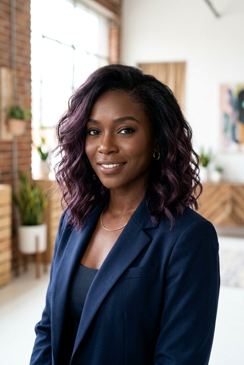 Eggplant Balayage For Women - 20 plum balayage for black hair women - 20 plum balayage for black hair women