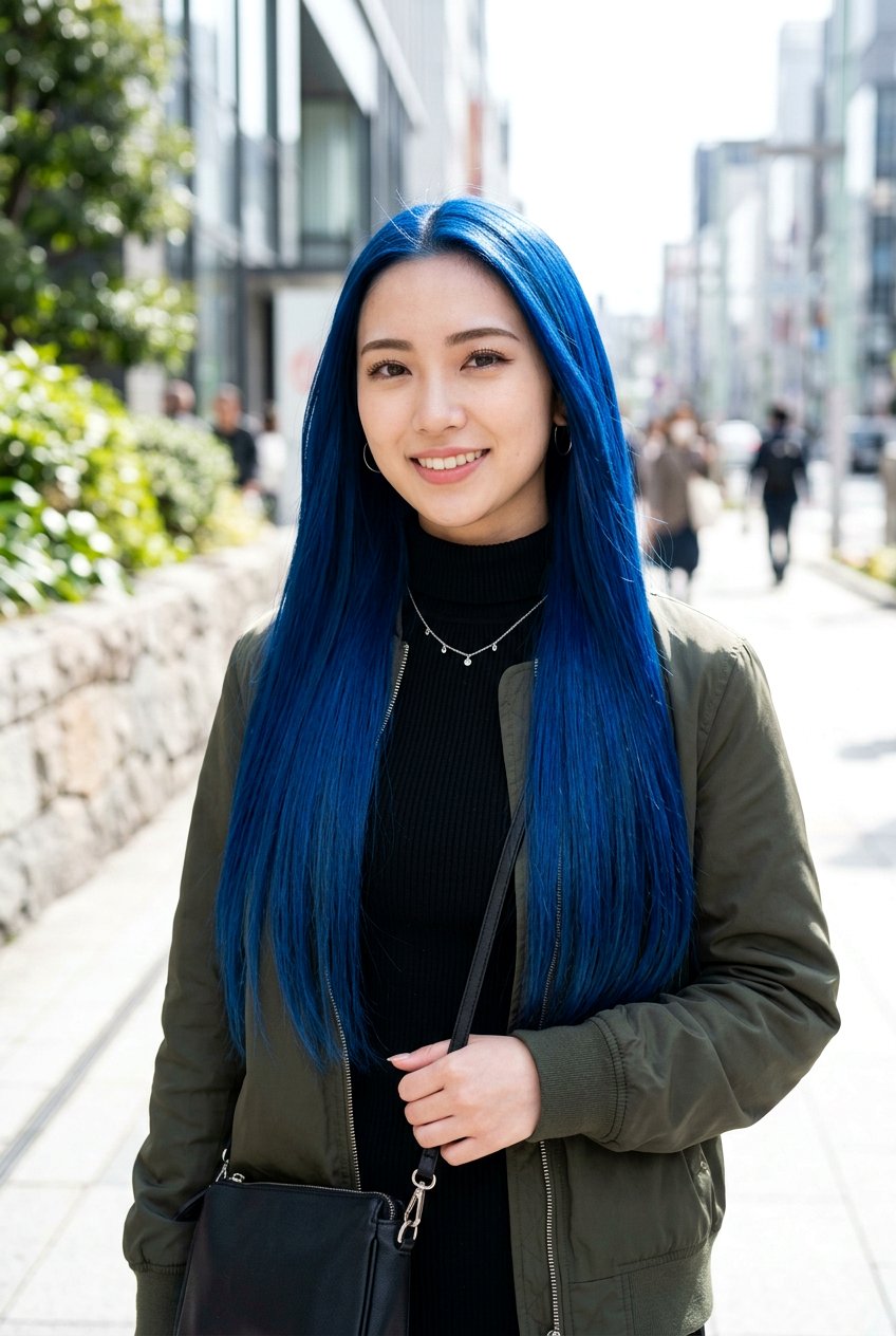 Electric Blue Hair Color - 20 statement hair color ideas - 20 statement hair color ideas