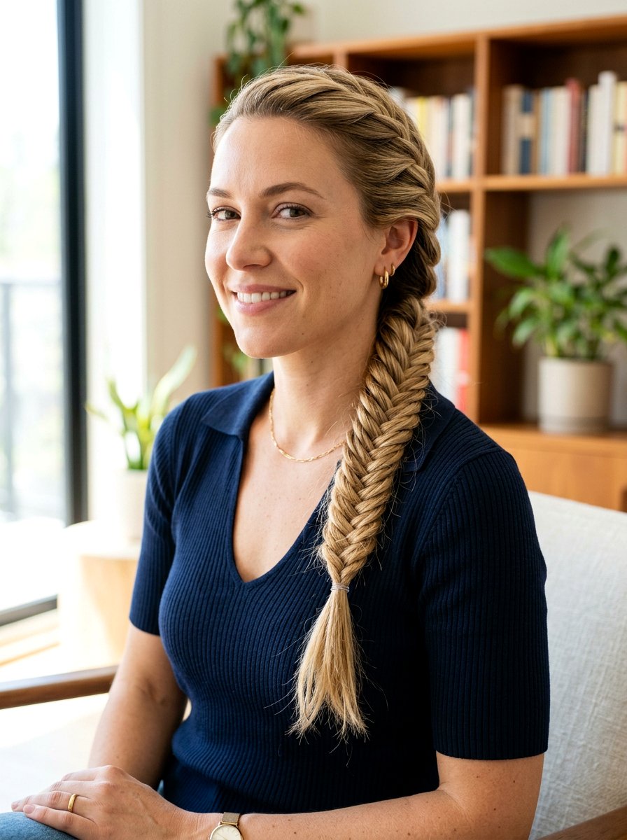 Elegant Fishtail Braid - 20 classy hairstyle ideas for women - 20 classy hairstyle ideas for women