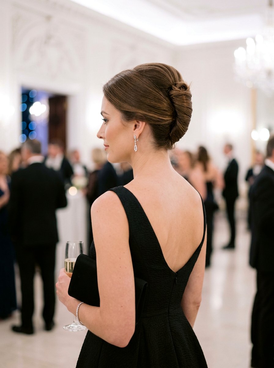 Elegant French Twist - 20 glamorous old hollywood hair ideas - 20 glamorous old hollywood hair ideas