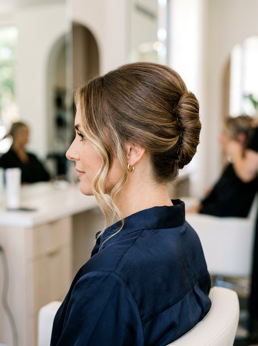 Elegant French Twist - 20 soft glam hairstyle for mature women - 20 soft glam hairstyle for mature women