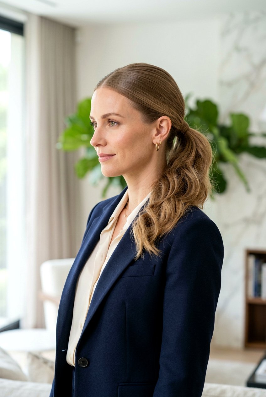 Elegant Low Pony Updo For Thin Hair - 20 voluminous updo for thin hair - 20 voluminous updo for thin hair