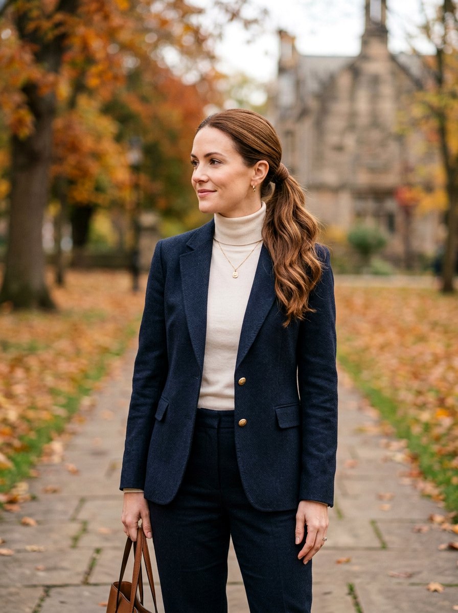 Elegant Low Ponytail - 20 old money haircut ideas - 20 old money haircut ideas