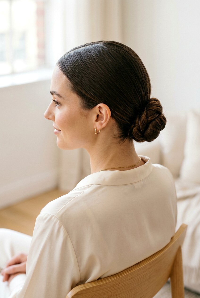 20 Twisted Low Bun Hairstyle Ideas for an Elegant Look