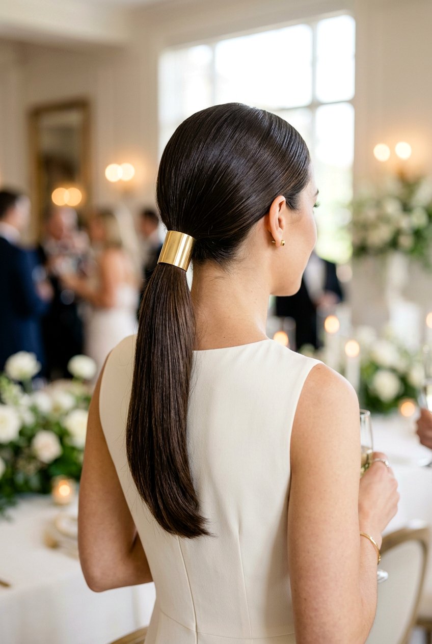 Engagement Ponytail With Hair Cuff - 20 engagement photo ponytail hairstyle - 20 engagement photo ponytail hairstyle