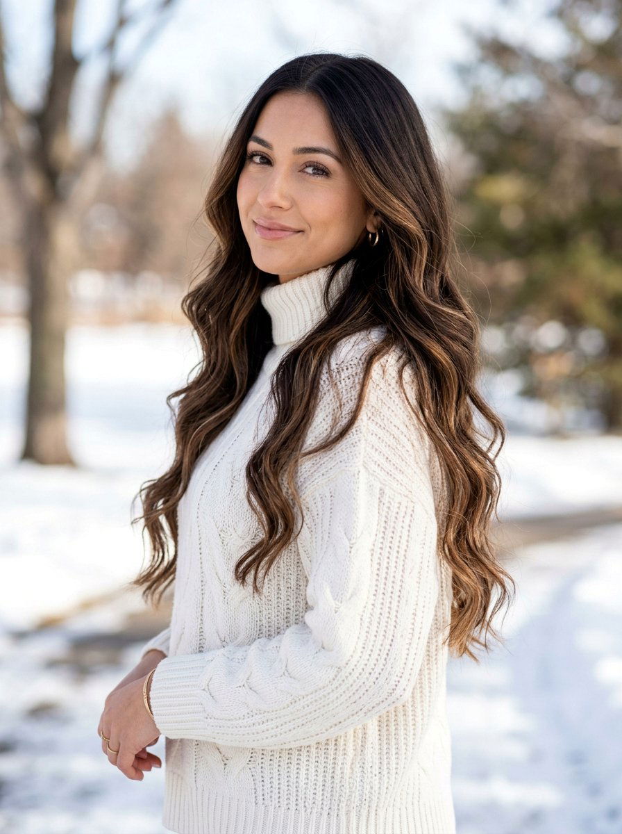 Espresso Balayage On Long Hair - 20 winter espresso balayage hair - 20 winter espresso balayage hair
