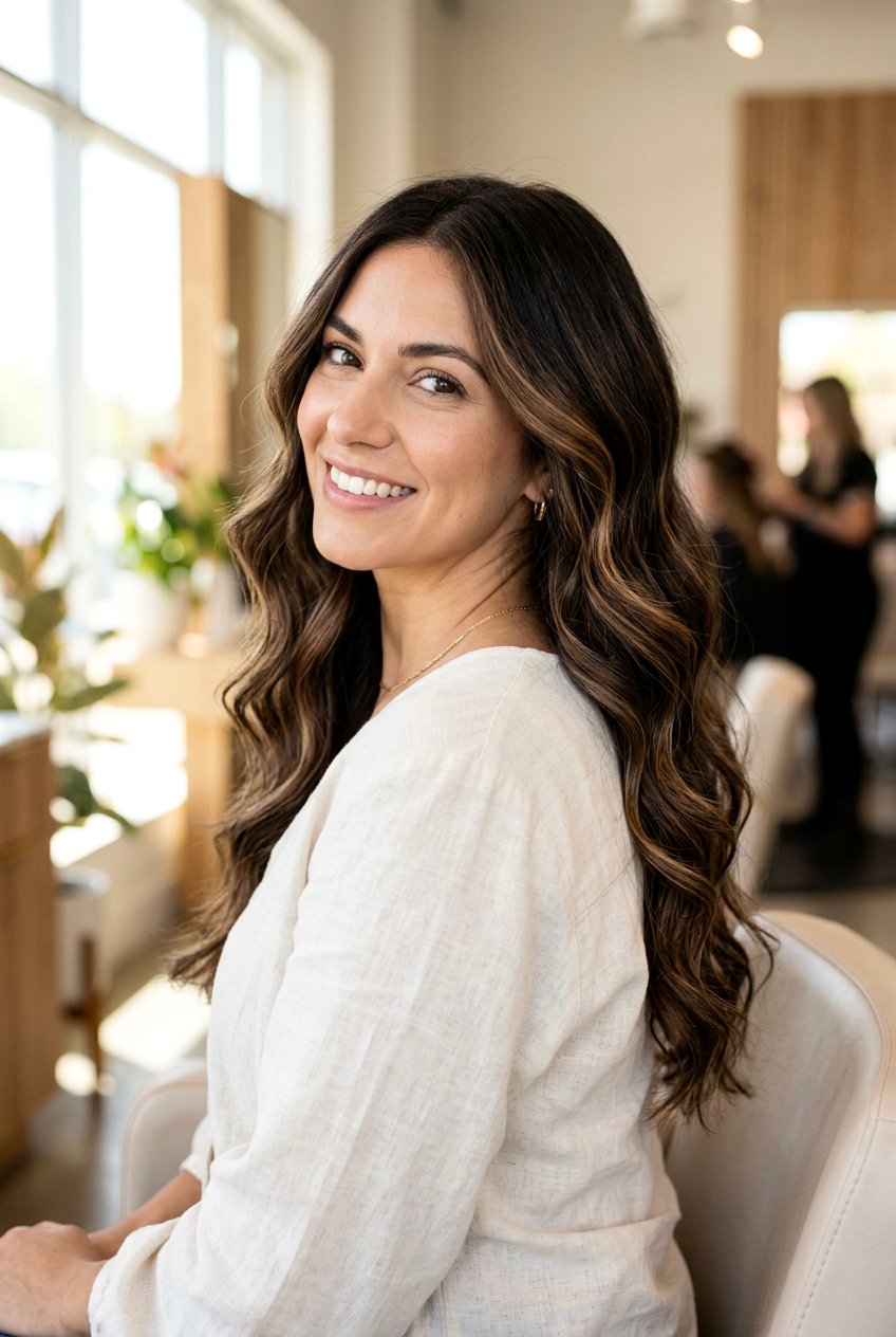 Espresso Brown Balayage - 20 cool espresso brown hair color - 20 cool espresso brown hair color