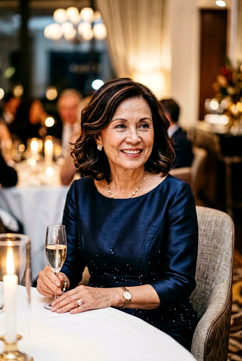 Espresso Brown With Highlights - 20 hair color ideas for women over 70 - 20 hair color ideas for women over 70