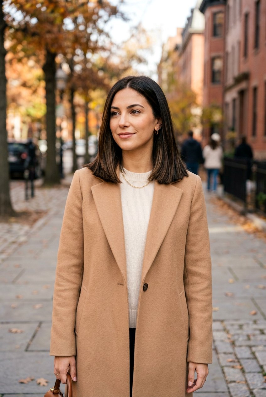 Espresso Brunette Balayage Blunt Cut - 20 autumn brunette balayage ideas - 20 autumn brunette balayage ideas