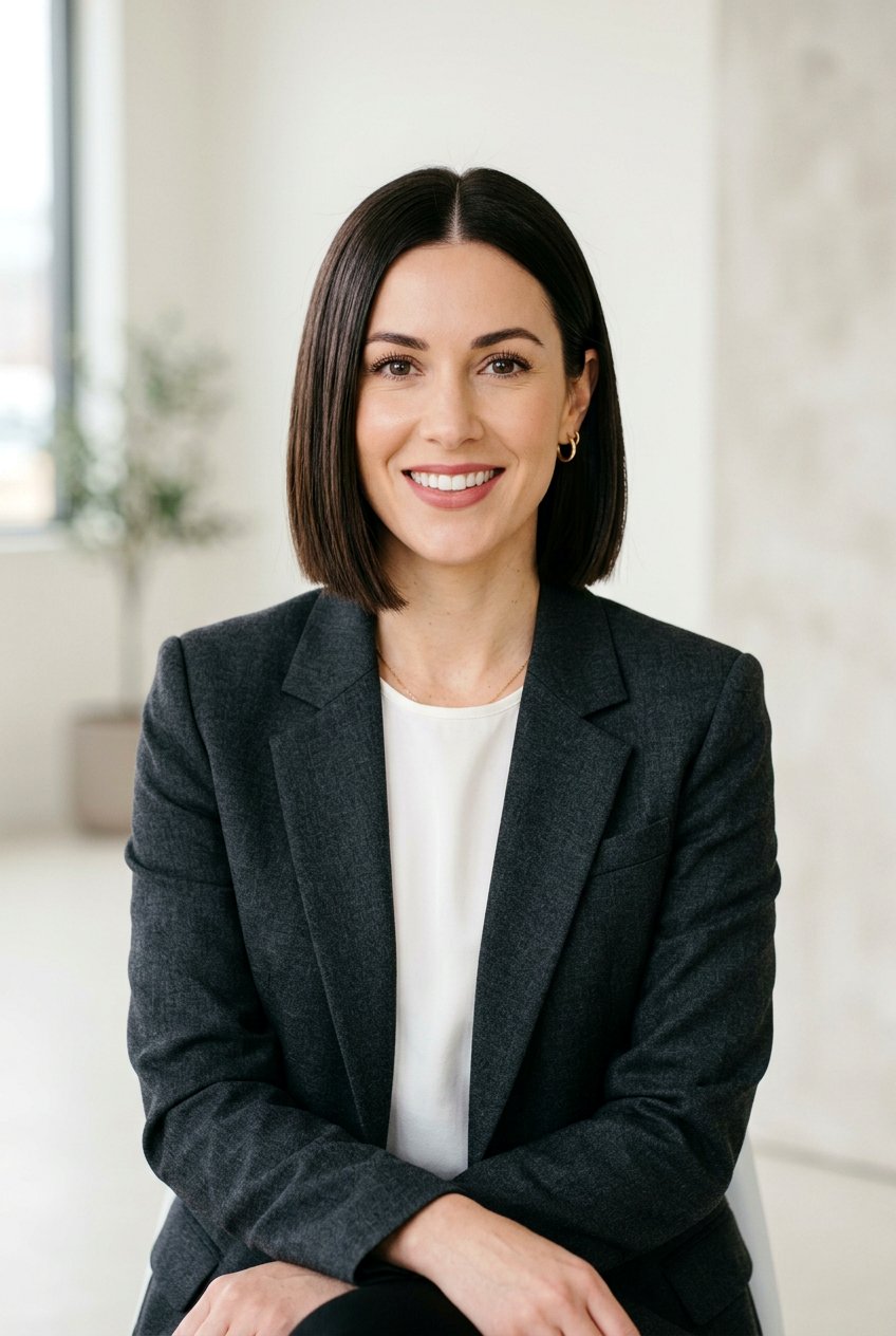 Espresso Brunette Bob Haircut - 20 glossy espresso brunette - 20 glossy espresso brunette