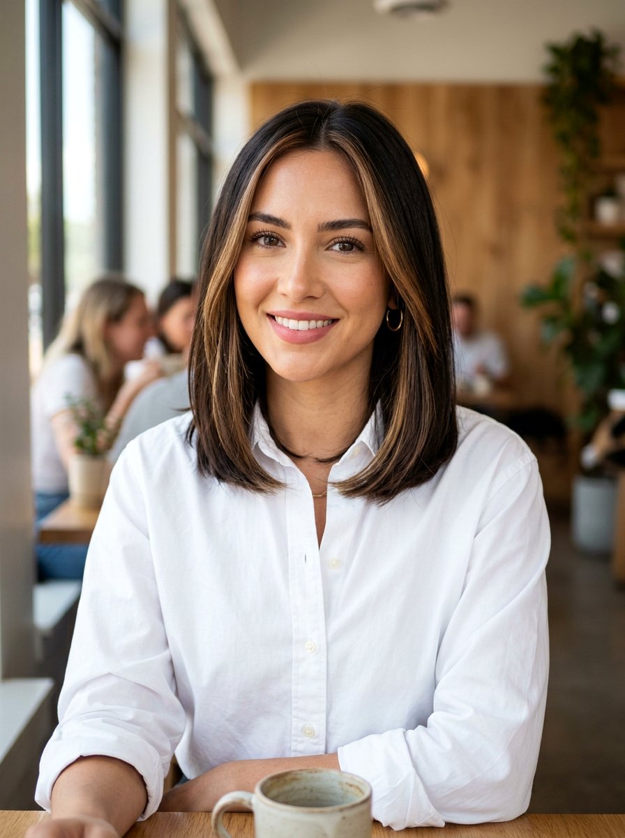 20 Elegant Rich Brunette with Subtle Highlights Ideas to Try