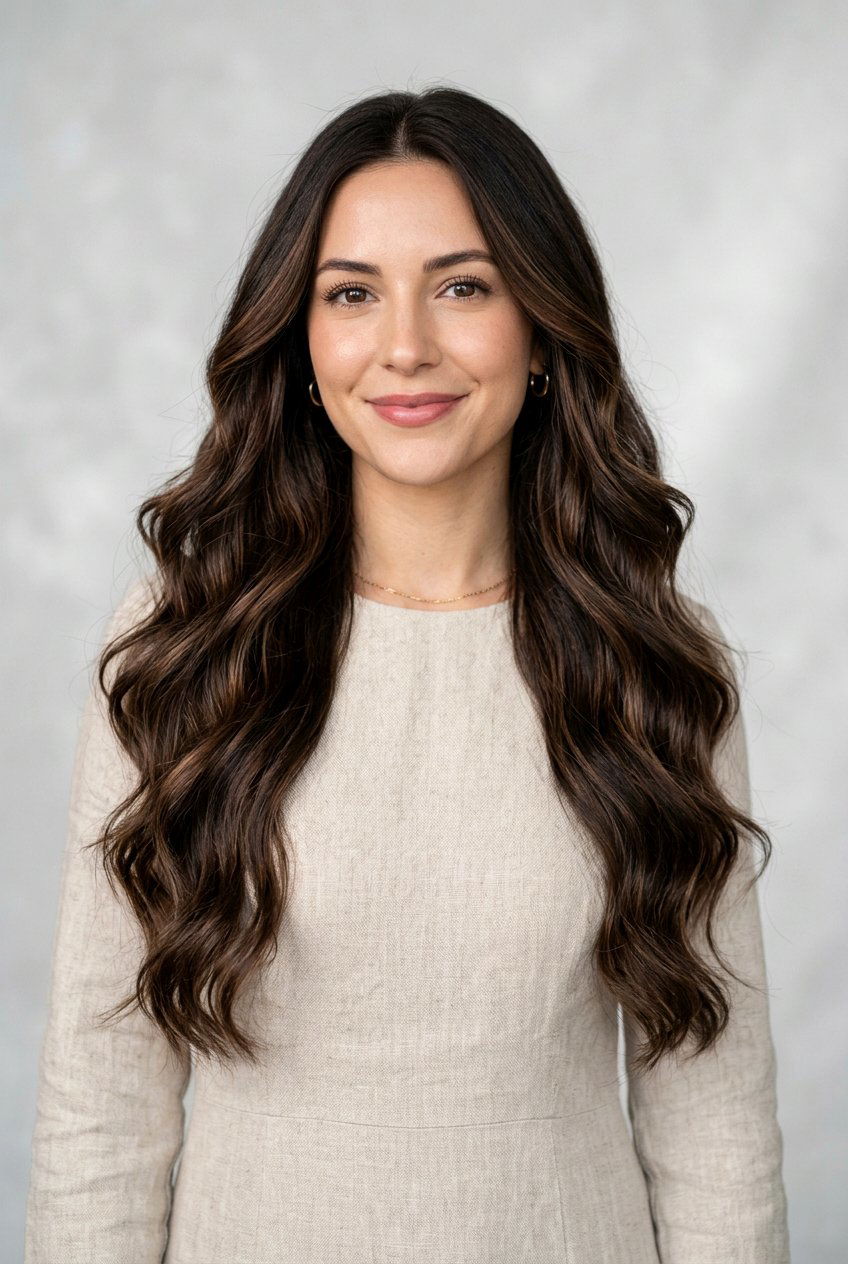 Espresso Brunette With Subtle Highlights - 20 glossy espresso brunette - 20 glossy espresso brunette