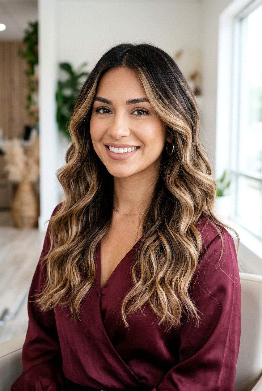 Espresso Cocoa Brunette With Rich Beige Balayage - 20 cocoa brunette with beige balayage - 20 cocoa brunette with beige balayage