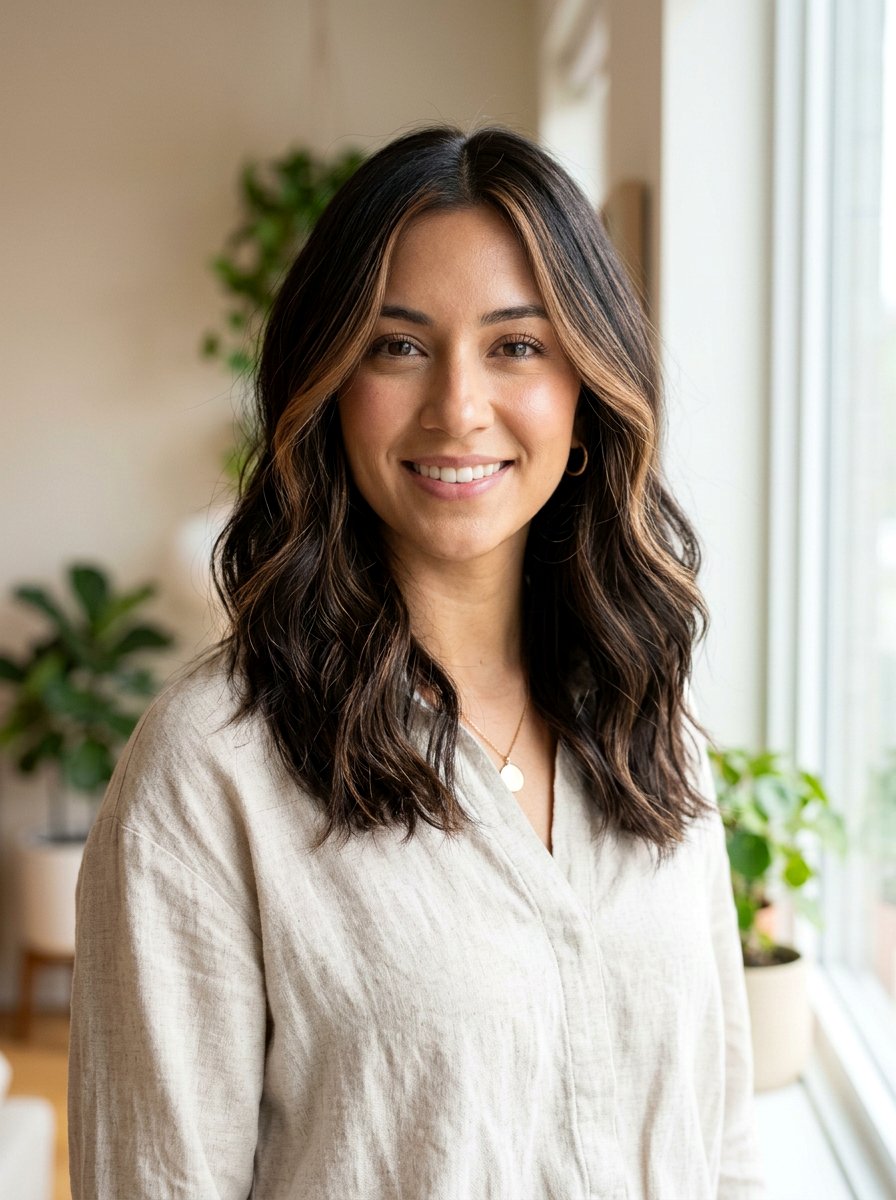 Espresso Hair With Caramel Babylights Money Piece - 20 rich espresso with caramel money piece - 20 rich espresso with caramel money piece