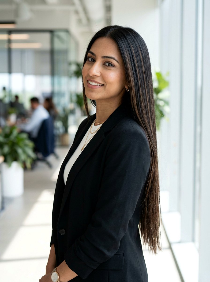 Espresso Highlights On Long Straight Black Hair - 20 subtle highlights for dark black hair - 20 subtle highlights for dark black hair