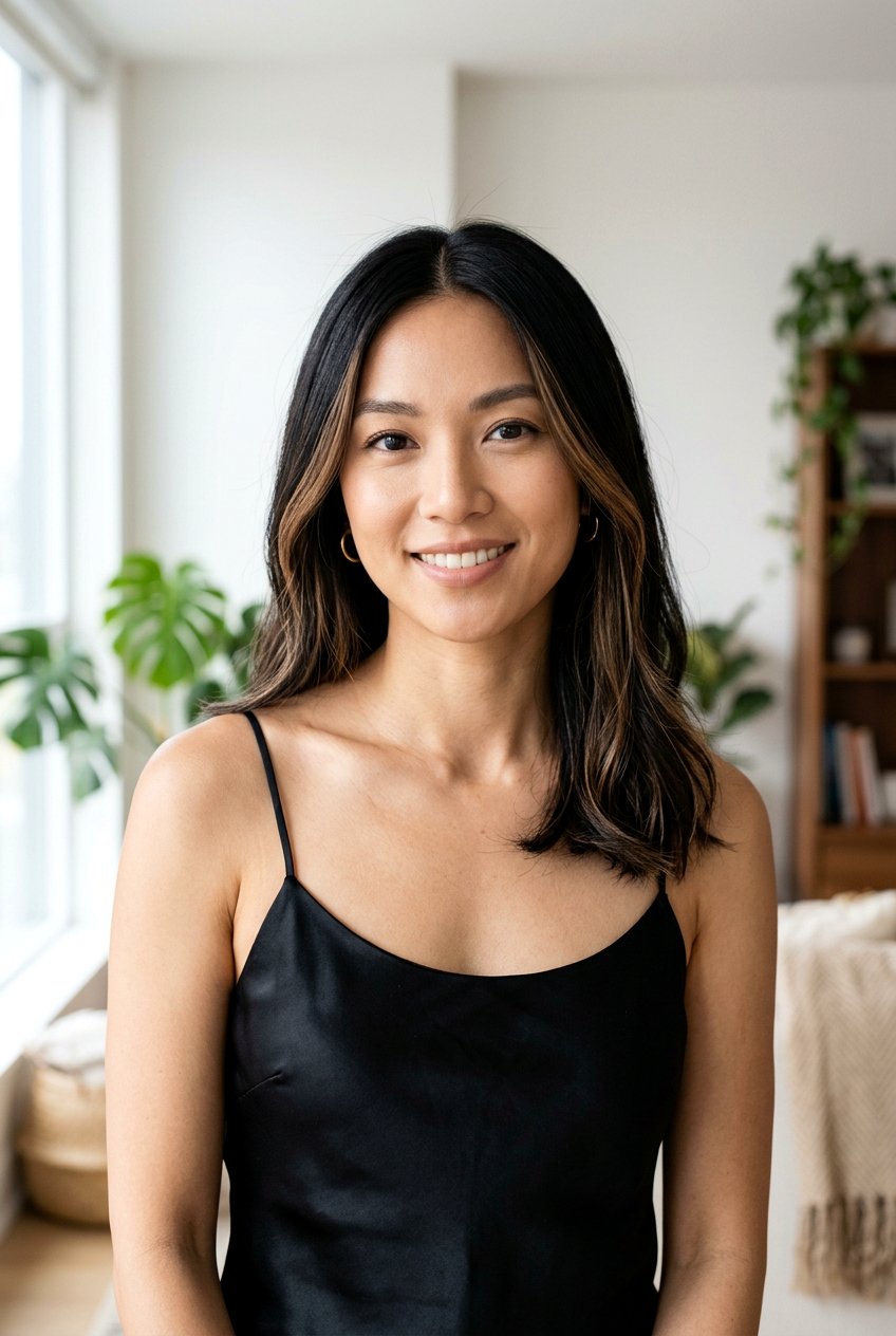 Espresso Macchiato Balayage - 20 dark roast balayage on black hair - 20 dark roast balayage on black hair