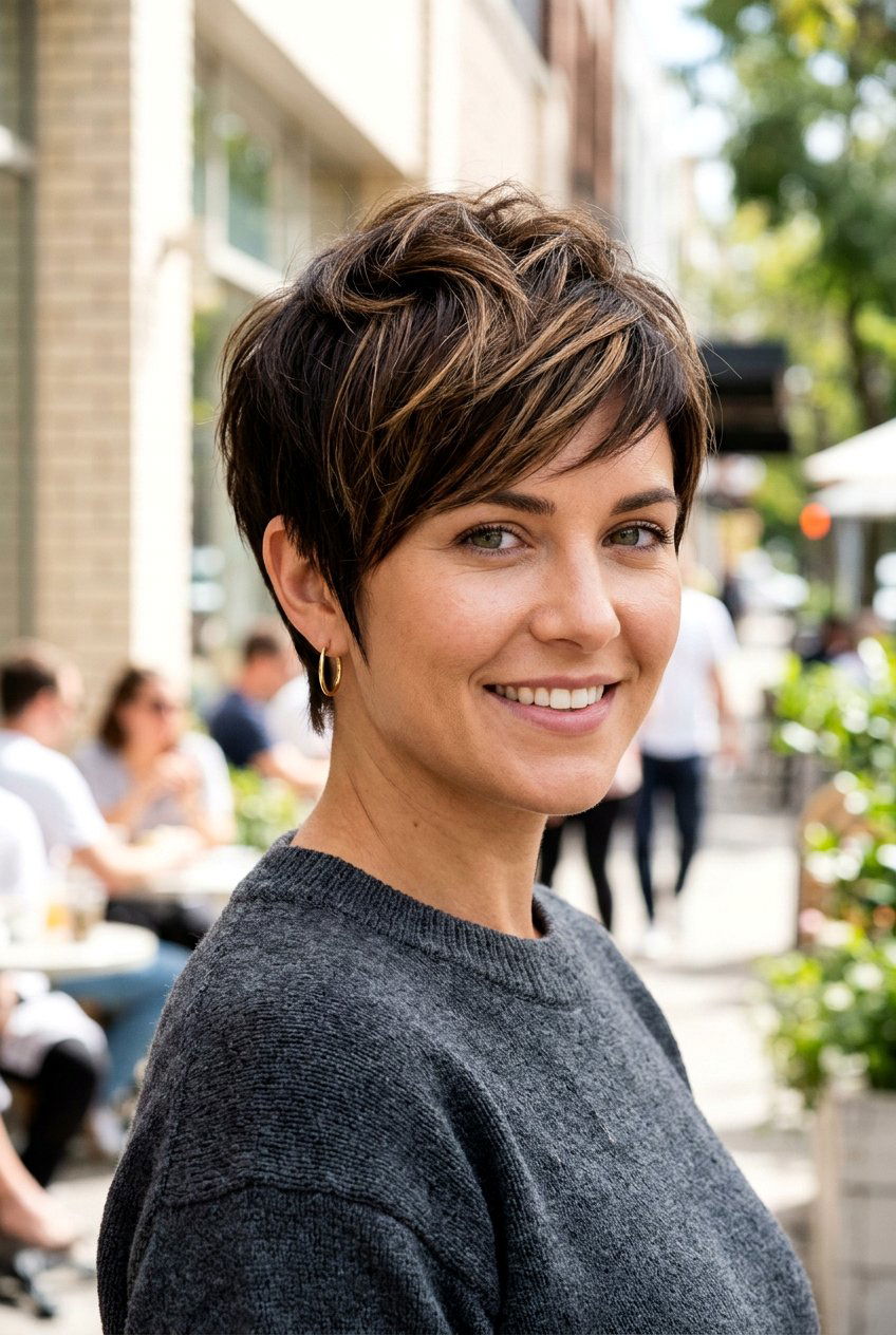 Espresso Martini Brunette Pixie Cut - 20 espresso martini brunette hair - 20 espresso martini brunette hair