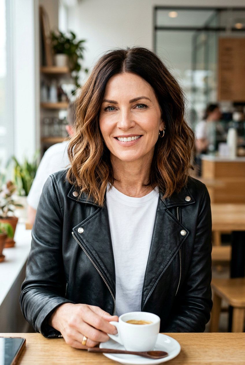 20 Stunning Natural Brunette Refresh Ideas For Mature Women