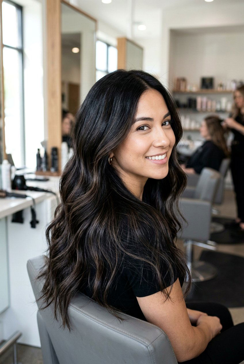 Espresso balayage black hair - 20 balayage for black hair - 20 balayage for black hair