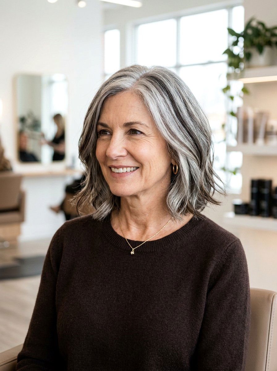 Espresso lowlights for gray hair - 20 salt and pepper lowlights - 20 salt and pepper lowlights