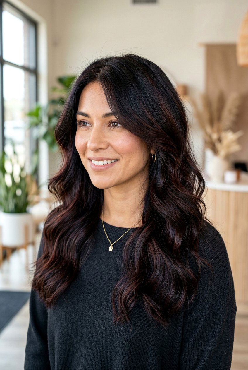 Espresso with auburn lowlights - 20 deep auburn hair color - 20 deep auburn hair color