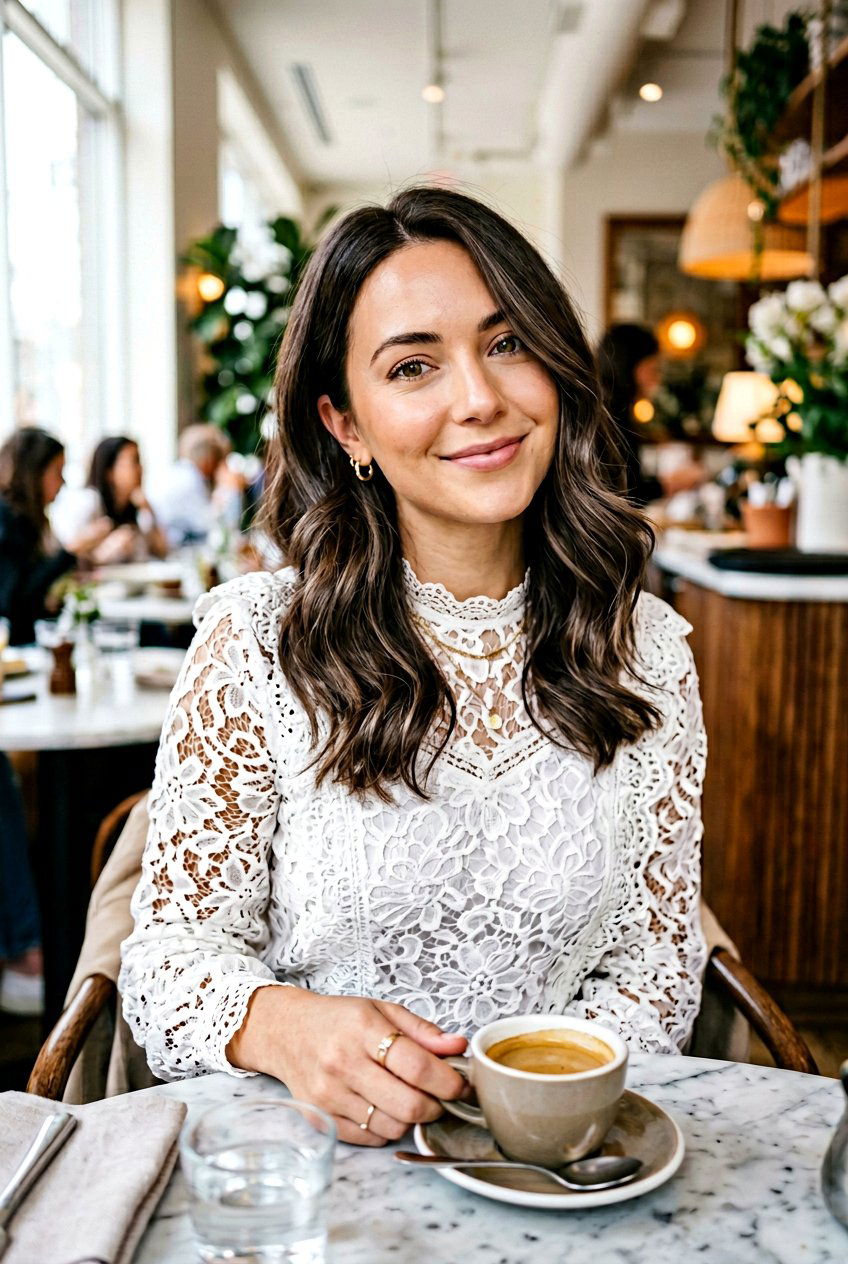 Espresso with taupe highlights - 20 cool espresso brunette for mature women - 20 cool espresso brunette for mature women