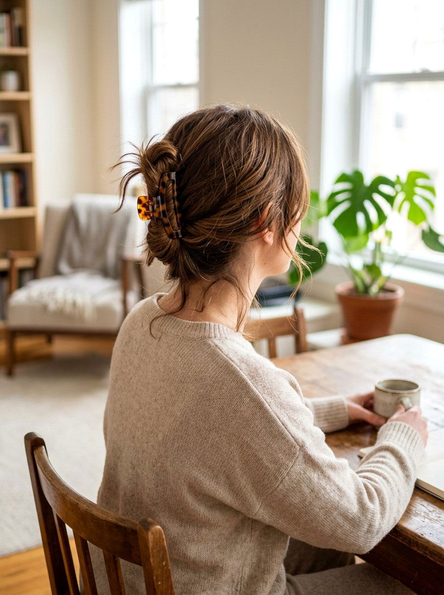 Everyday Casual Claw Clip Twist - 20 claw clip twist for shoulder length hair - 20 claw clip twist for shoulder length hair