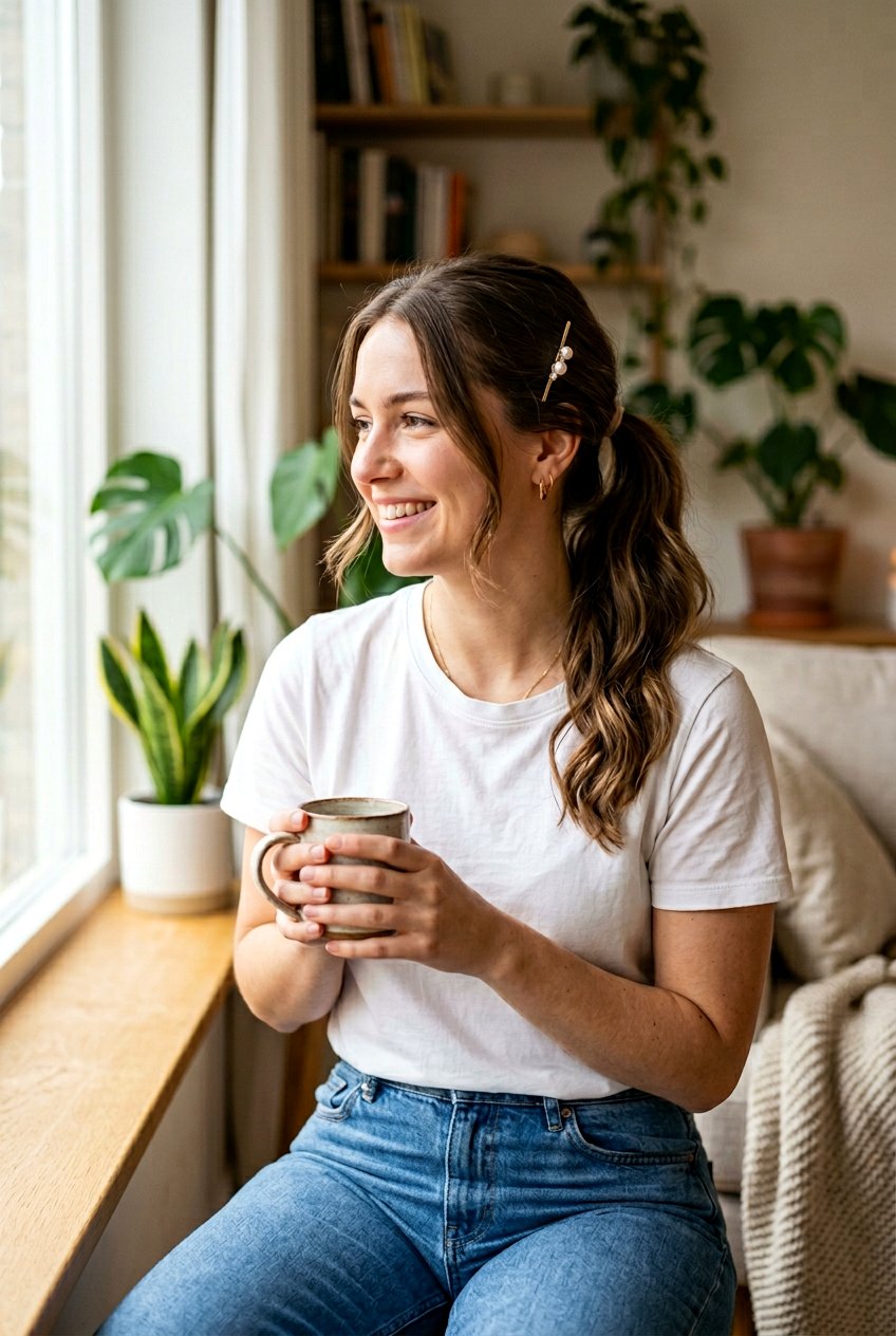 Everyday Pearl Ponytail For Casual Wear - 20 pearl ponytail hairstyle - 20 pearl ponytail hairstyle