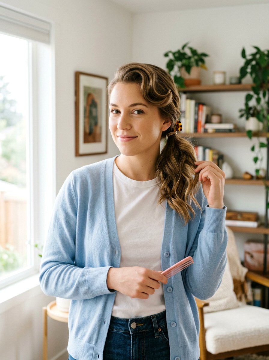 Everyday Pin Up Curls For Beginners - 20 pin up curls hairstyle - 20 pin up curls hairstyle