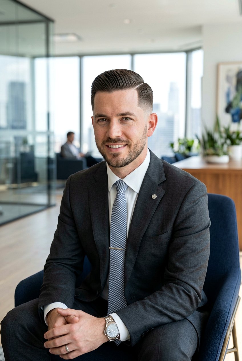 Executive Contour Haircut - 20 men professional haircut for office - 20 men professional haircut for office