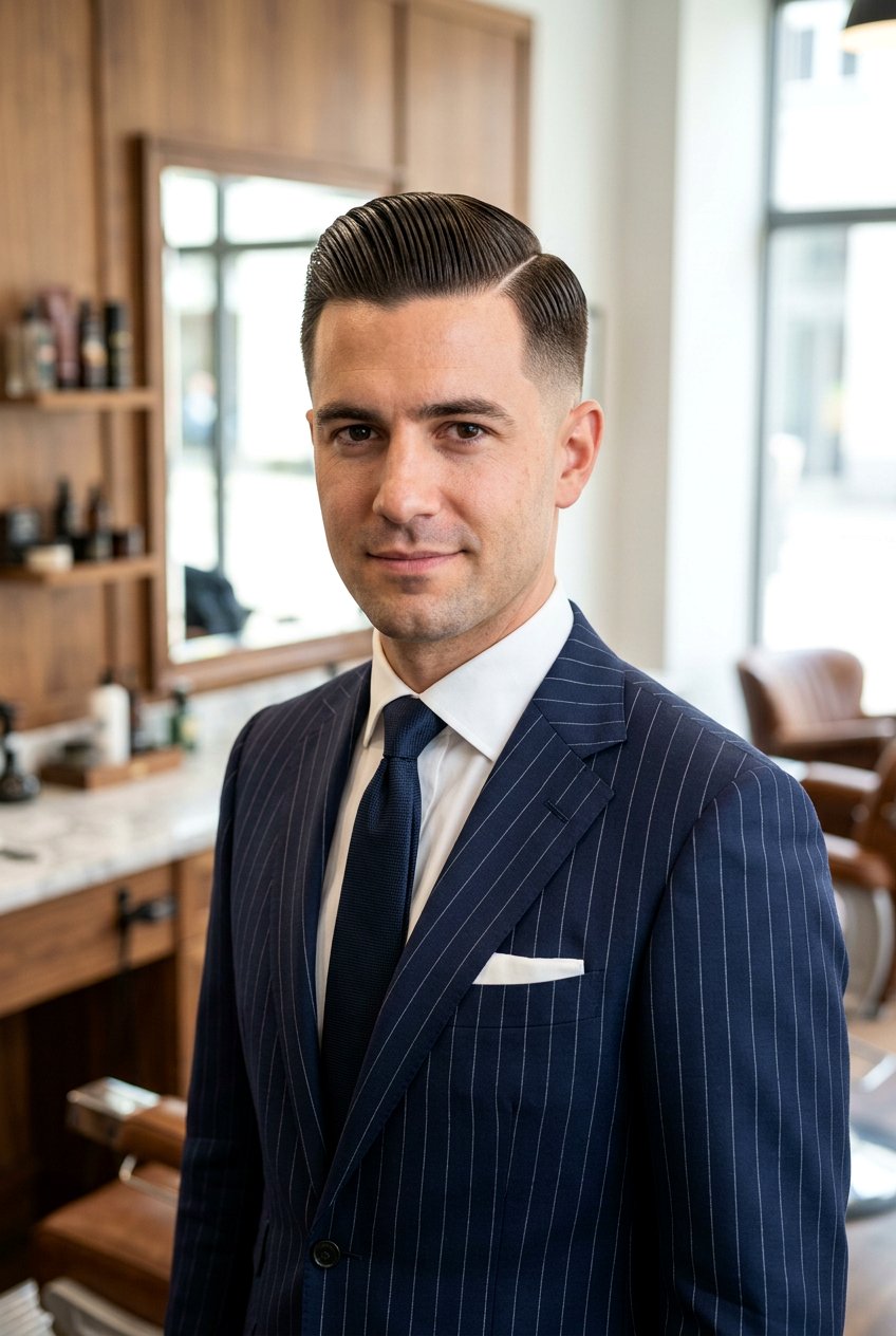 Executive Contour Haircut - 20 mens haircut for professional office look - 20 men’s haircut for professional office look