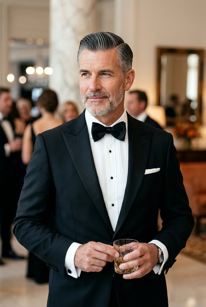 Executive Contour - 20 mens haircut for salt and pepper hair - 20 men’s haircut for salt and pepper hair